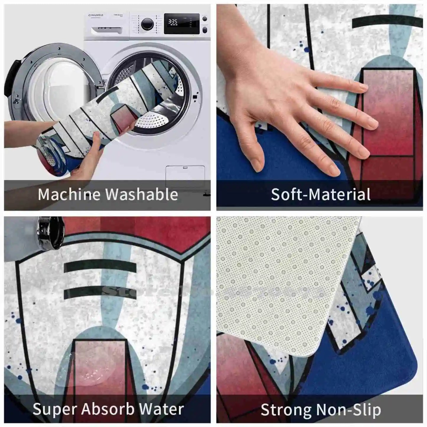 Rx - 78 - 2 Soft Cushion Home Carpet Door Mat Car Rug Phone Suit Logo Anime Japanese Manga Mecha Wing Robot Rx78 2 Rx782 Geek