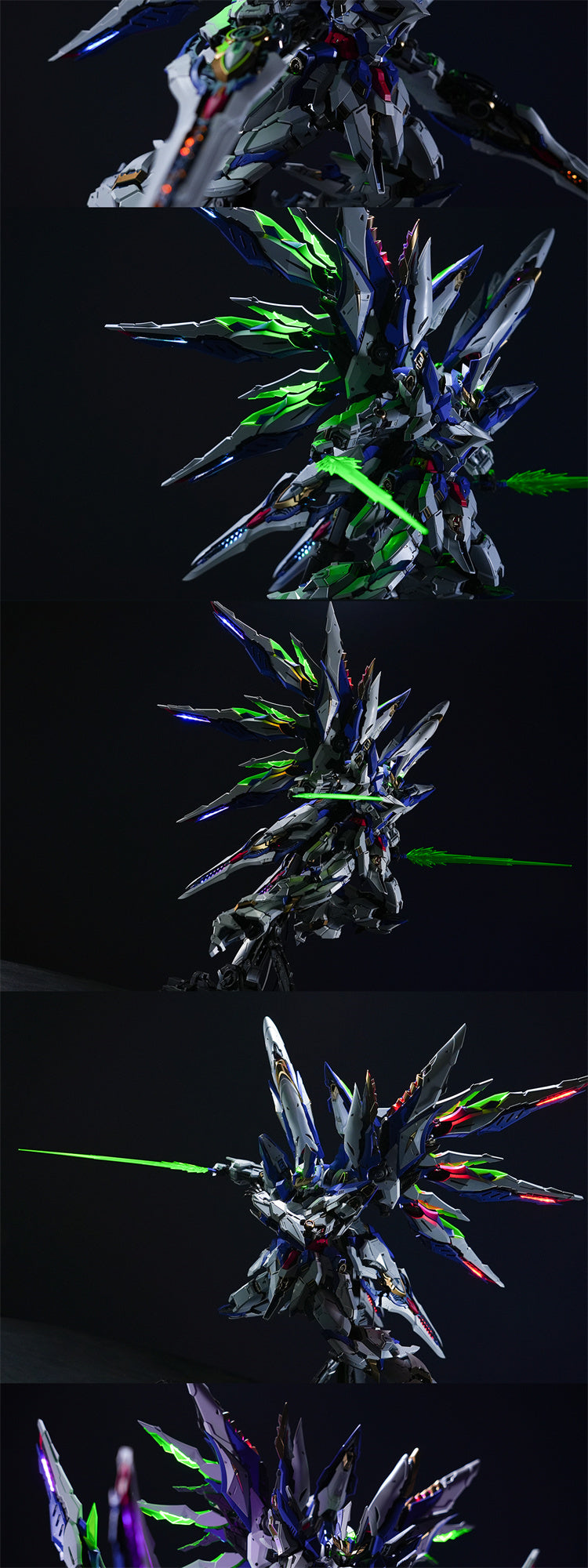 Kosmos Ainta SKY DEFENDER Apocalypse Gundam Special retrofit parts LED colorful light set accessories spare parts light Set