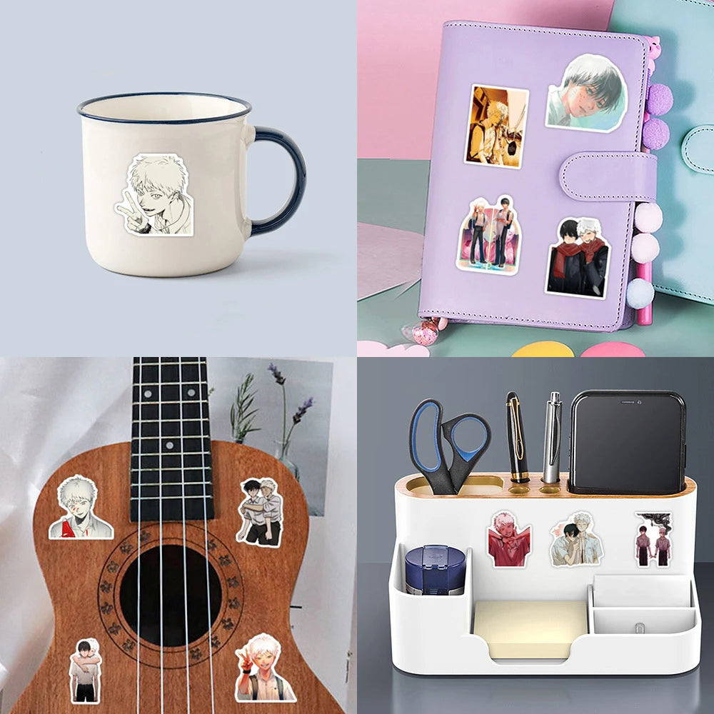 10/30/50pcs Anime The Summer Hikaru Died Stickers Cartoon Kid DIY Decals Toy Skateboard Diary Phone Cool Manga Graffiti Sticker