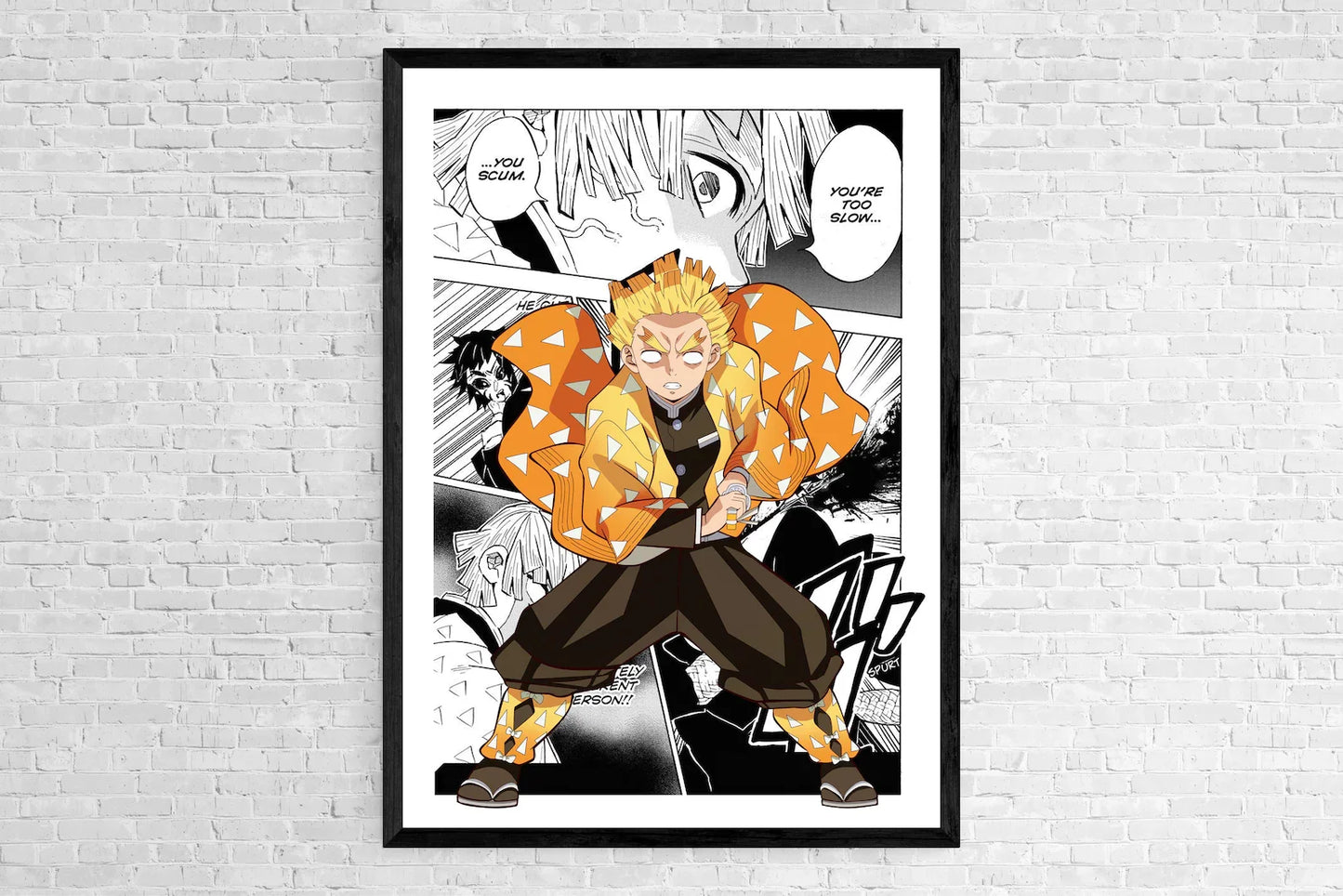 Japan Anime Figure Demon Slayer Picture Art Home Decor Canvas Painting Poster For Living Kids Room Sofa Wall Decoration Posters