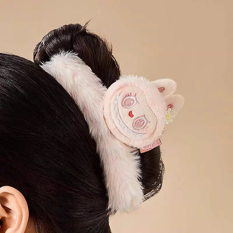 Original Labubu Monsters Classic Series Cute Grab Clip Fashion Anime Perimeter Decoration Hair Accessories Birthday Girl Gift