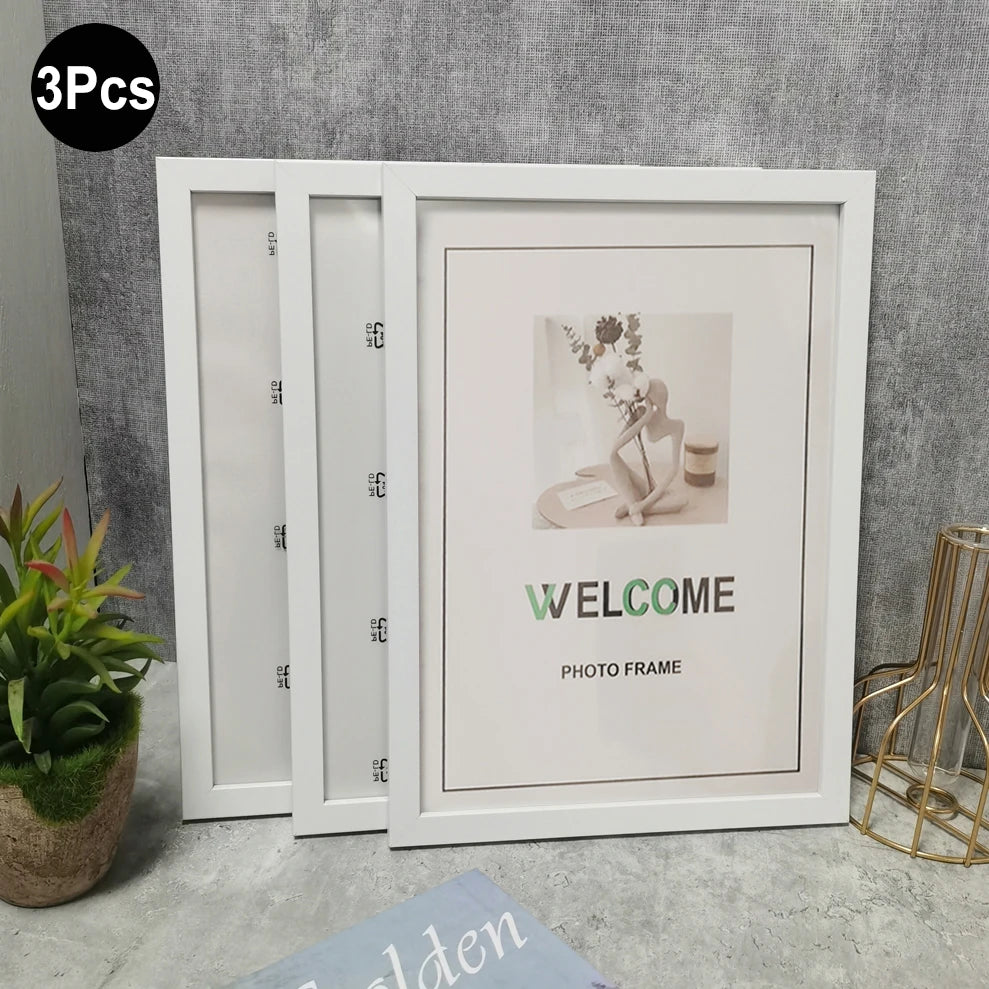 1Pc/3Pcs Wall Gallery Photo Frames15X20 20X25 A4 Pictures Frame for Table Top or Wall Mounting Frames Photo Commemorative Gift