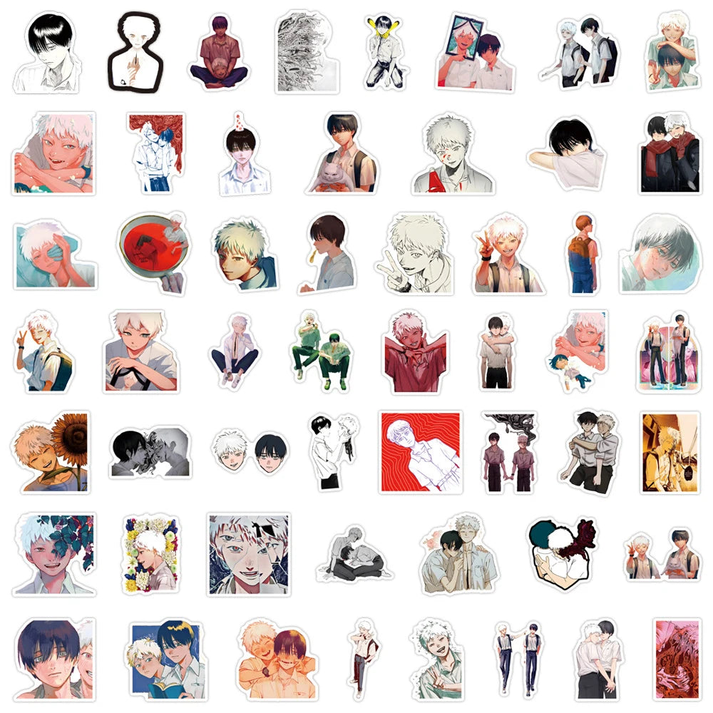 10/30/50pcs Anime The Summer Hikaru Died Stickers Cartoon Kid DIY Decals Toy Skateboard Diary Phone Cool Manga Graffiti Sticker