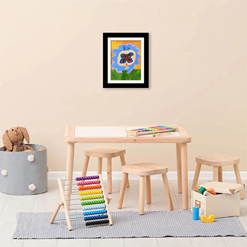 Kids Art Frames Magnetic Front Open Changeable Display Home Decor Kids Frametory For Poster Photo Drawing Paintings Pictures NEW