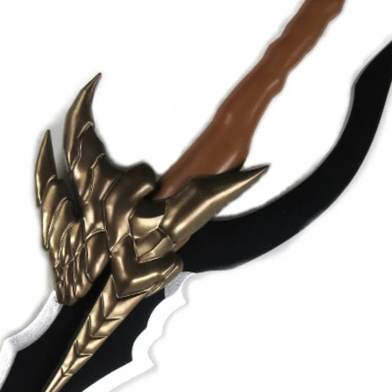 Solo Leveling Figurines 61.5cm Poison Fang Comic Weapons Prop ABS Bamboo Blade Doll Peripheral Model Collection Christmas Gift