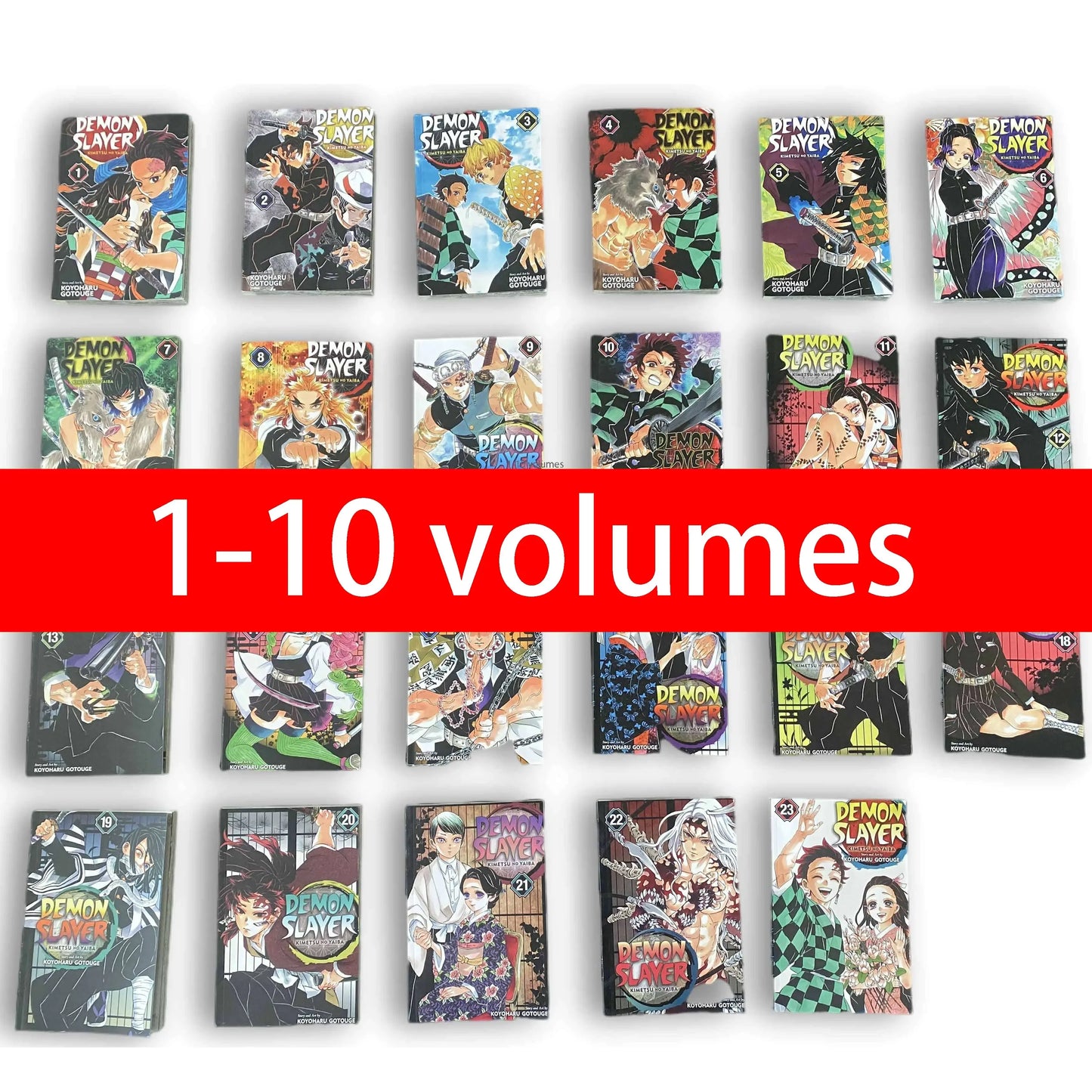 Demon Slayer Kimetsu No Vol 1-23 Yaiba Japan Youth Teen Fantasy Science Mystery Suspense Manga Comic Book Manga Books in English