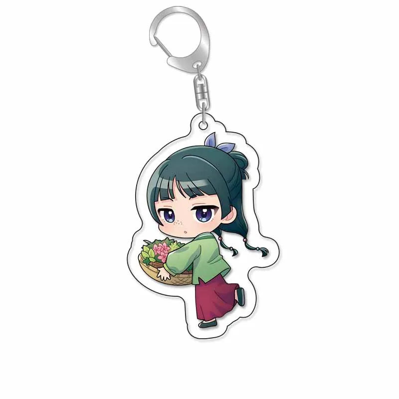 Anime Acrylic The Apothecary Diaries Maomao Jinshi Key Ring Car Jewelry Cute woman Gifts creative Keychain bag Badge Pendant