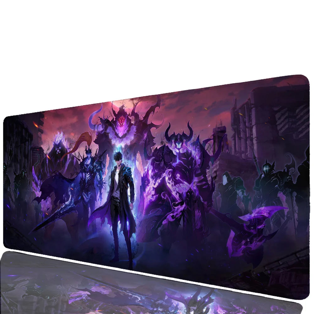 S-Solo Leveling Floor Mat Mouse Mat Desk Mat With Pad Gaming Accessories Prime Gaming XXL Keyboard Pad Padding Mat