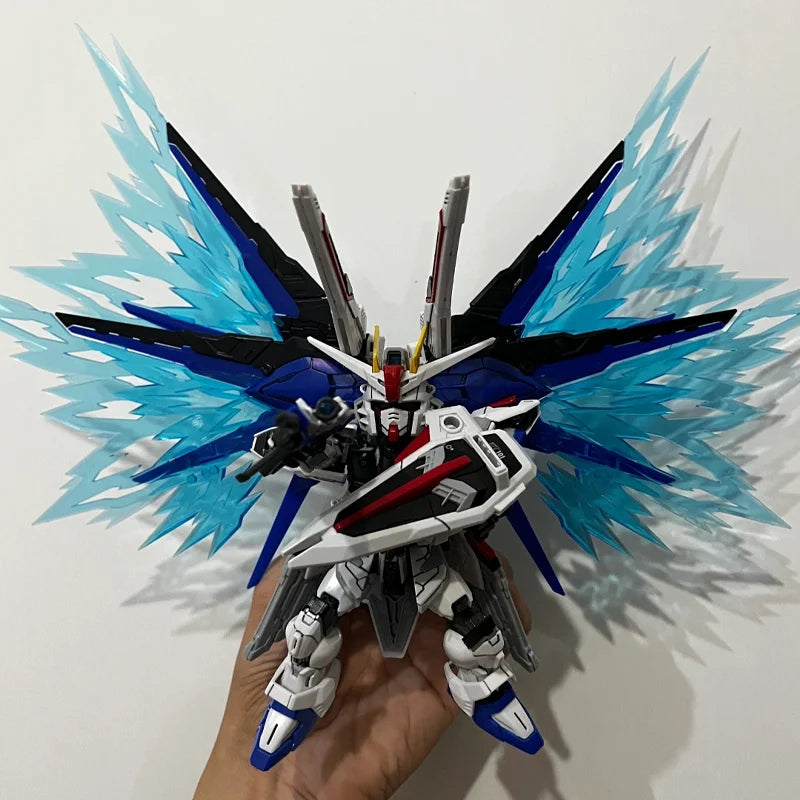 Mgsd Freedom Zgmf-X10a Assemble The Model Action Figures Children'S Toy Desktop Decoration Gift Collectible With Bracket Sticker