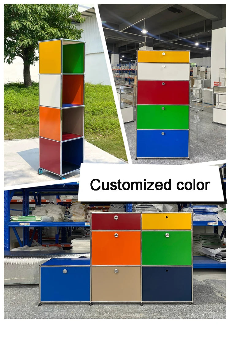 Balance Module Modular DIY Furniture Haller Storage Shelf Sideboard Customized Size Cabinet TV stand Organizer Bedside Table