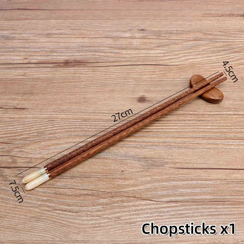 1/5 Pairs Chinese Chopsticks Wooden Sushi Sticks Japanese Chopstick Set Reusable Korean Food Chop Sticks Kitchen Wood Tableware