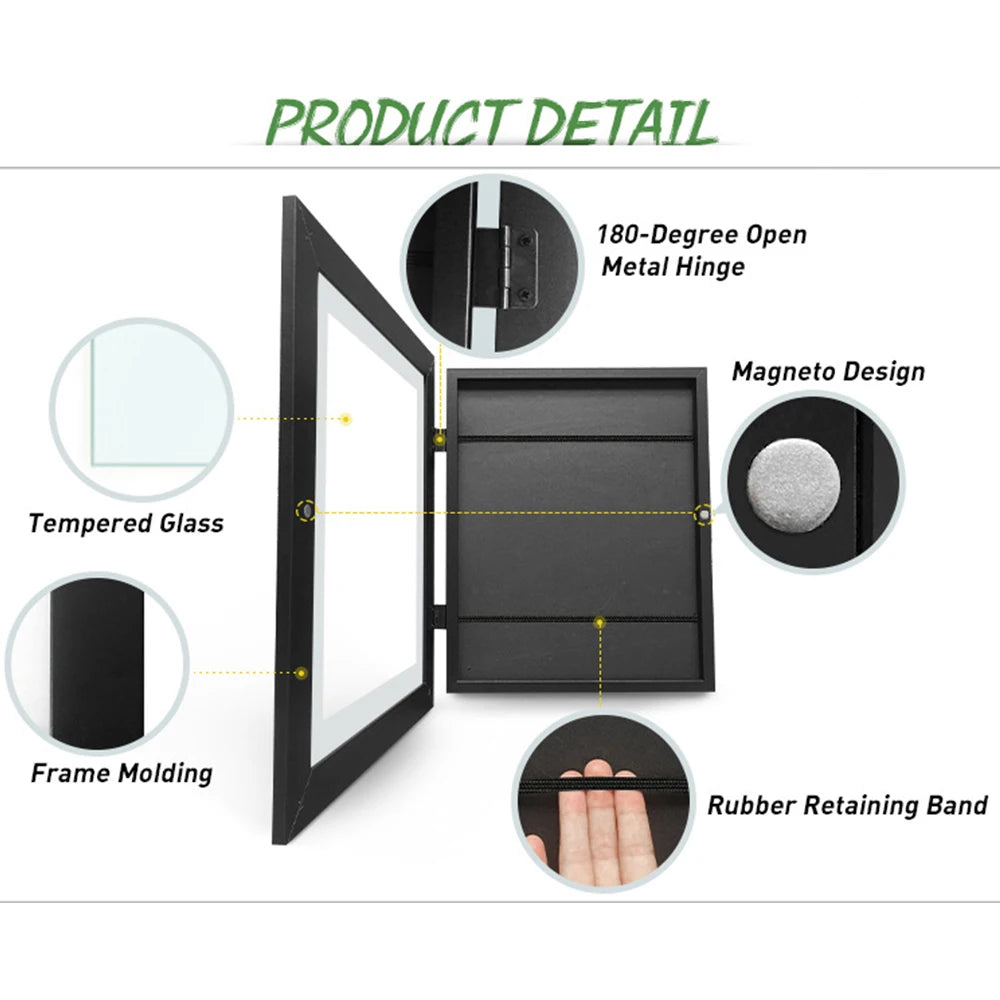 Kids Art Frames Magnetic Front Open Changeable Display Home Decor Kids Frametory For Poster Photo Drawing Paintings Pictures NEW