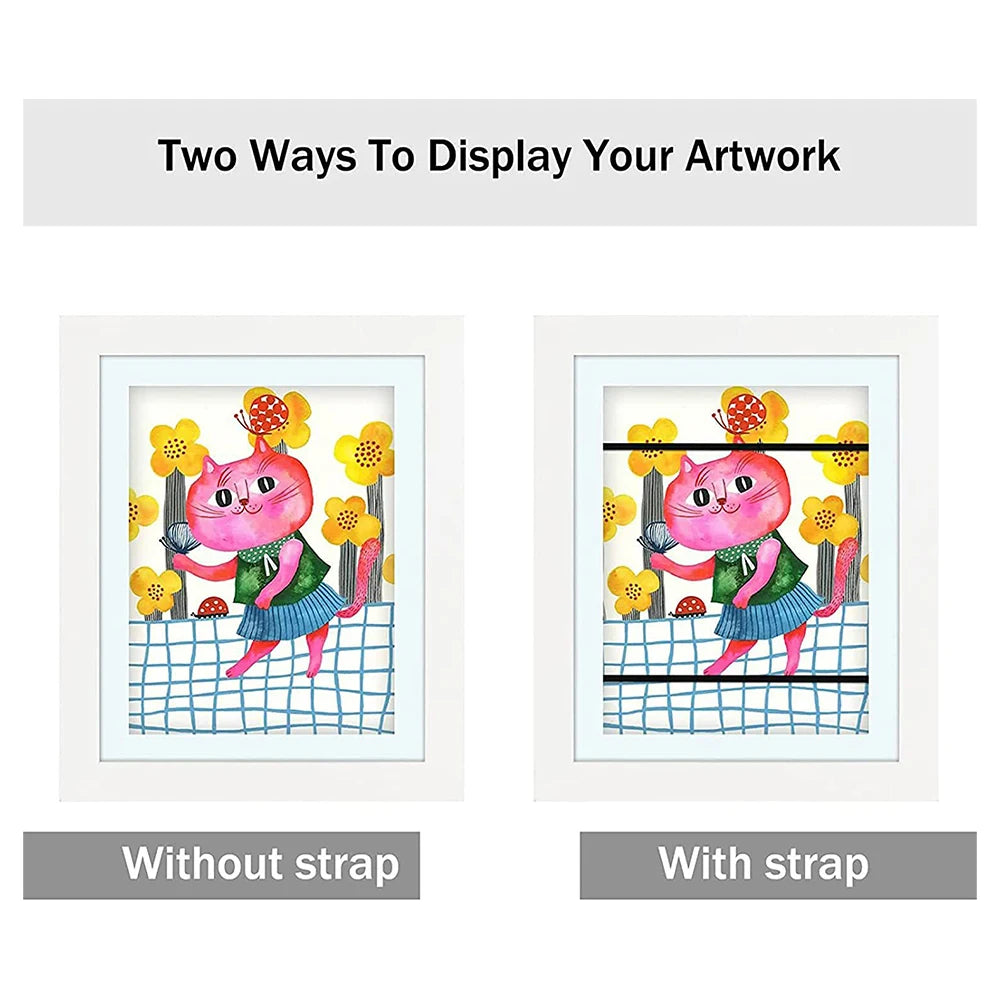 Kids Art Frames Magnetic Front Open Changeable Display Home Decor Kids Frametory For Poster Photo Drawing Paintings Pictures NEW