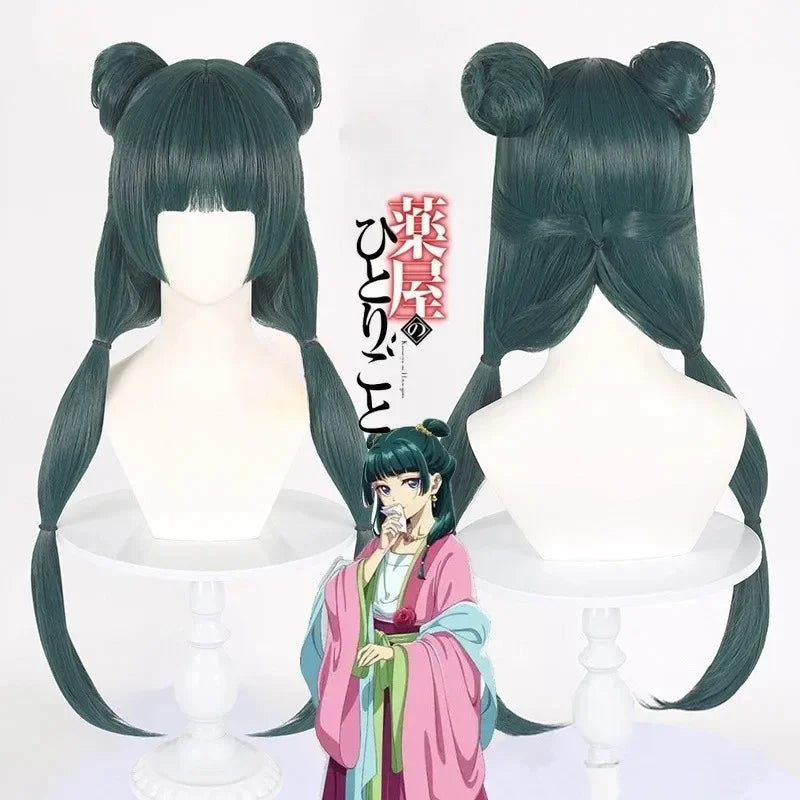 Maomao Cosplay Costume Wig Anime The Apothecary Diaries Pink Dress Halloween Party for Women