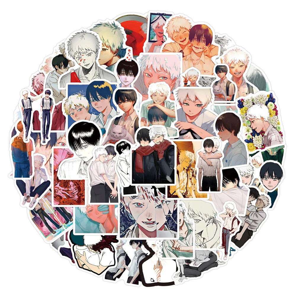 10/30/50pcs Anime The Summer Hikaru Died Stickers Cartoon Kid DIY Decals Toy Skateboard Diary Phone Cool Manga Graffiti Sticker