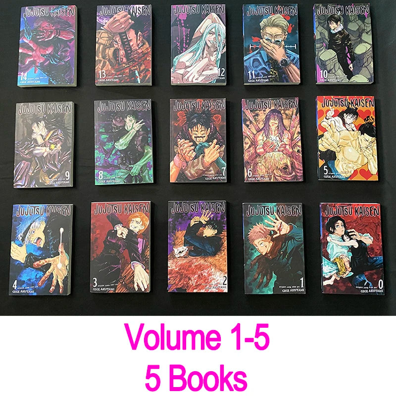 1 Book Anime Jujutsu Kaisen Japan Youth Teens Fantasy Science Mystery Suspense Manga Comic Book English Split for sale livre