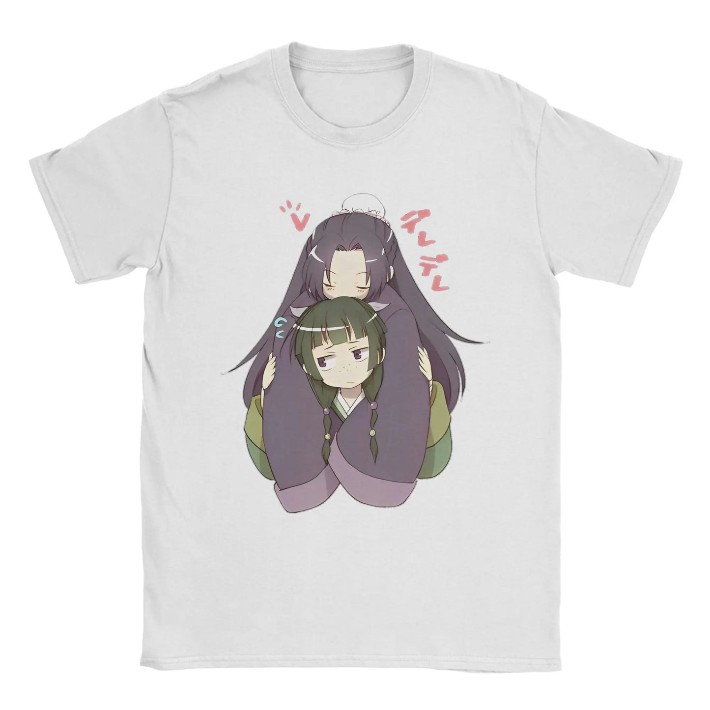 Maomao and Jinshi T-Shirt Summer The Apothecary Diaries Cotton T Shirts Men Fashion Casual Tee Shirt Short Sleeve Basic Clothes