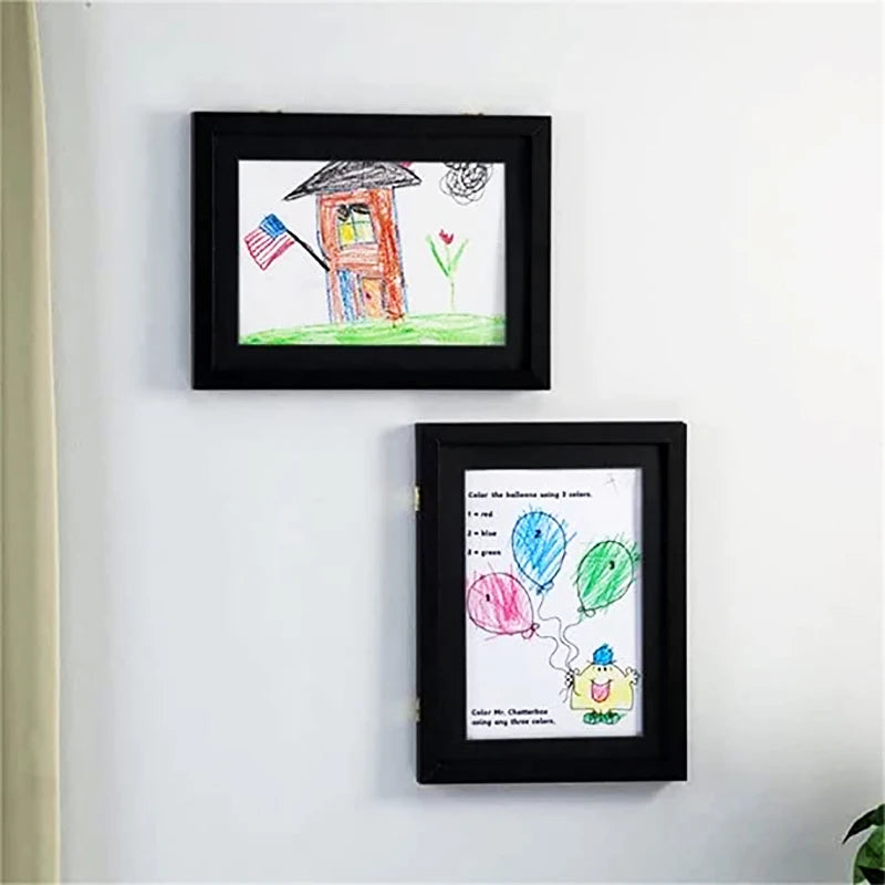 Kids Art Frames Magnetic Front Open Changeable Display Home Decor Kids Frametory For Poster Photo Drawing Paintings Pictures NEW