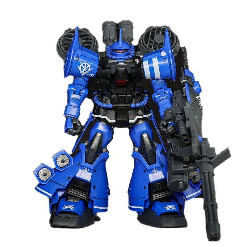Star Hg 1/144 Ms-07b-3 Gouf Midnight Color Assembly Model Kit With Fly Bag Action Figure Plastic Model Customized Toy Gifts
