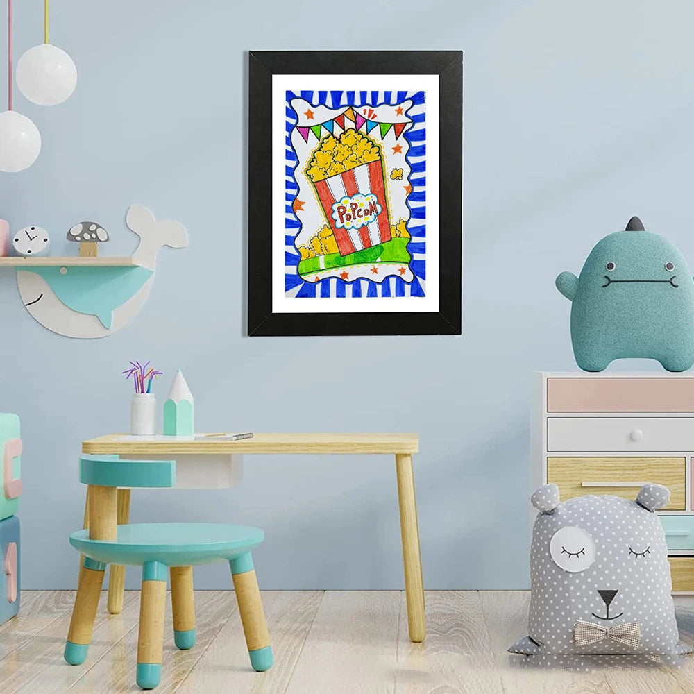 Kids Art Frames Magnetic Front Open Changeable Display Home Decor Kids Frametory For Poster Photo Drawing Paintings Pictures NEW