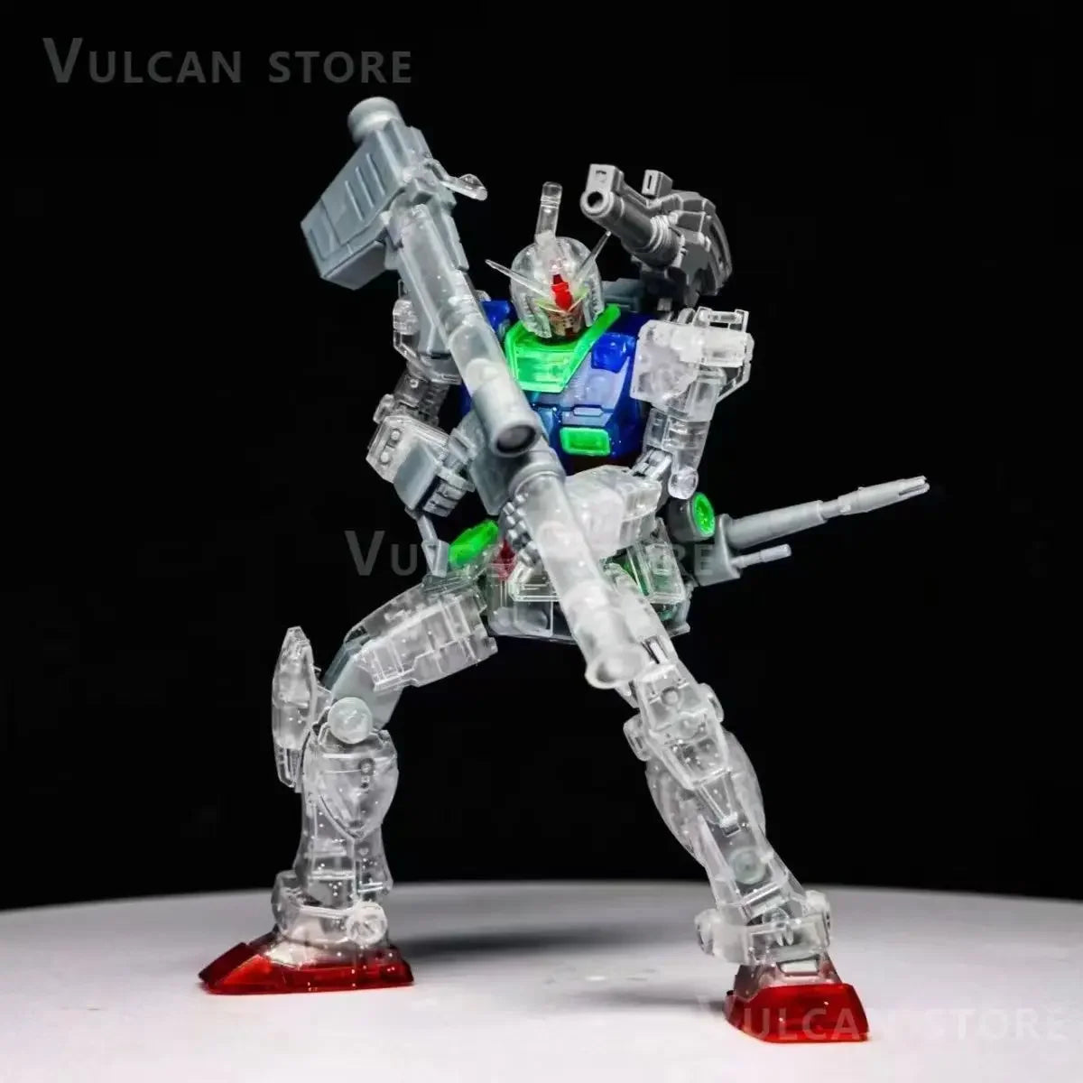 Yuanzu Assembly Toy XD Animation Character HG 1/144 GTO RX-78-2 Limited Color Transparent Assembly Model Kit Model Toy Gift