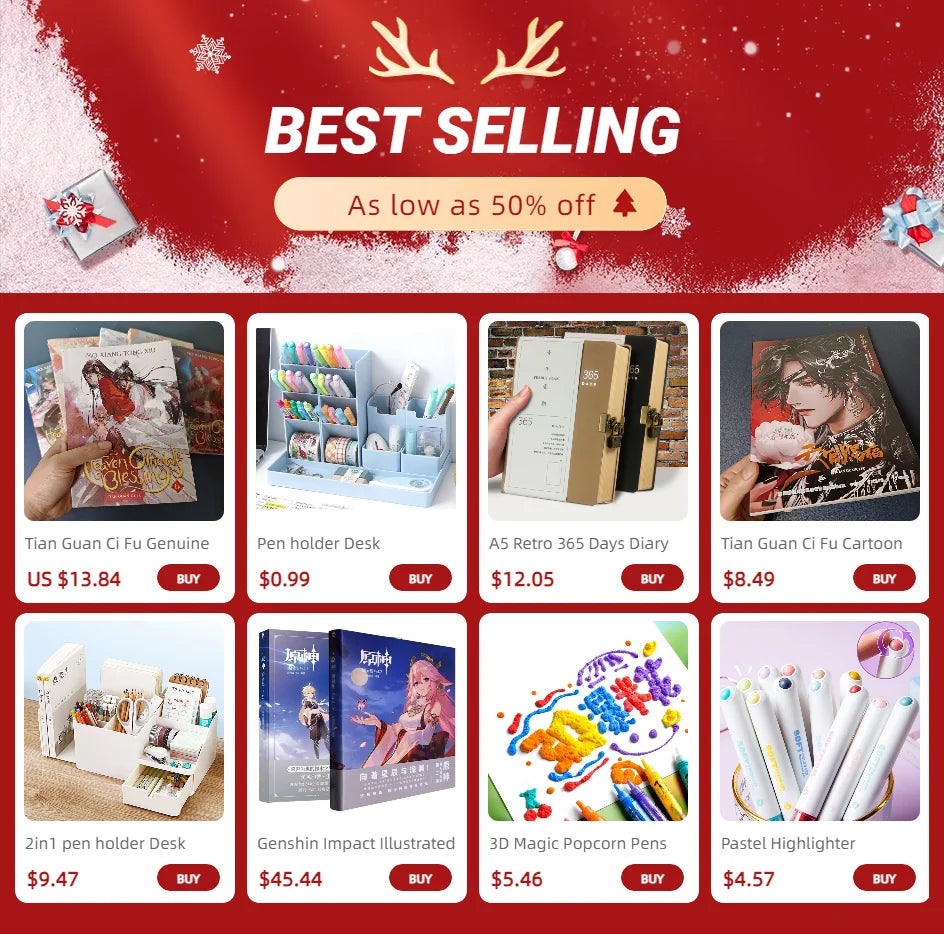Vol.1-8 Tian Guan Ci Fu manga books in English Novel heaven official's blessings book Comic Book 1/2/4 book optionall