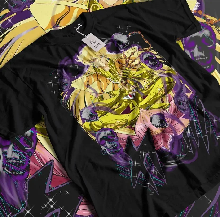Saint Seiya Shaka De Virgo Knights of the Zodiac Anime Manga Unisex T-Shirt Tee