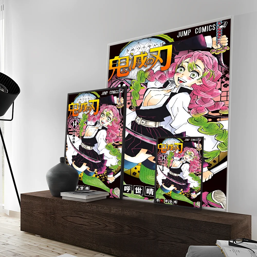 Demon Slayer Good Quality Prints and Posters Waterproof Paper Sticker Coffee House Bar Posters Wall Stickers