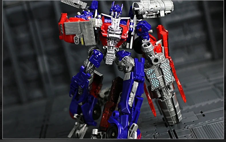 Transformation Toys Robot Car Alloy Plastic YS04A Optimu Prim Action Figure Anime Movie Series Children Birthday Gift
