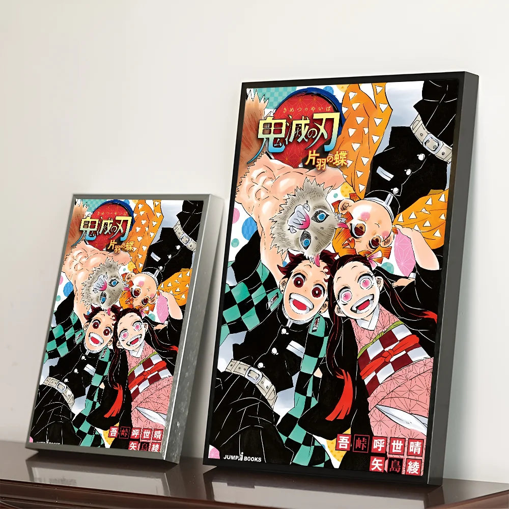 Demon Slayer Good Quality Prints and Posters Waterproof Paper Sticker Coffee House Bar Posters Wall Stickers