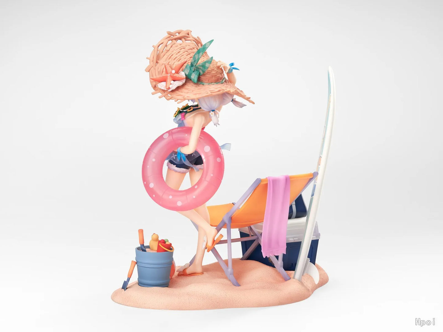 25cm Honkai Impact 3 Theresa Anime Game Beach Beauty Girl Sunset Shallow Shore Boxed Figurine Boy Desktop Decoration Toy Gifts