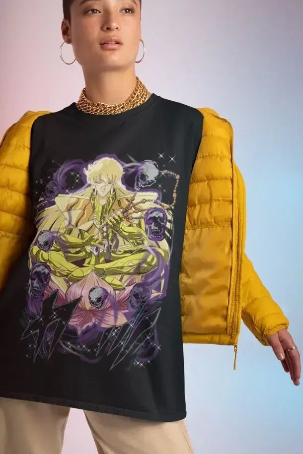 Saint Seiya Shaka De Virgo Knights of the Zodiac Anime Manga Unisex T-Shirt Tee