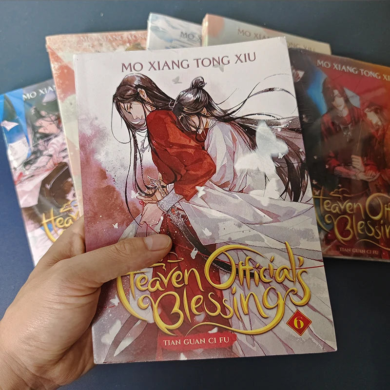 Vol.1-8 Tian Guan Ci Fu manga books in English Novel heaven official's blessings book Comic Book 1/2/4 book optionall