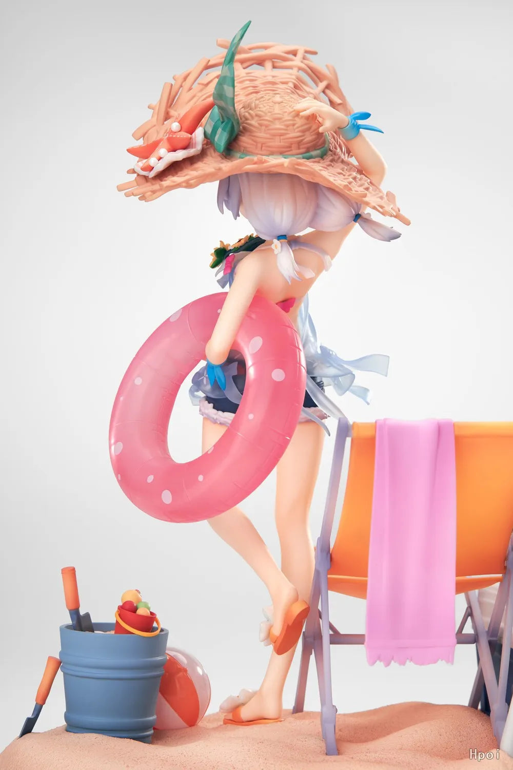25cm Honkai Impact 3 Theresa Anime Game Beach Beauty Girl Sunset Shallow Shore Boxed Figurine Boy Desktop Decoration Toy Gifts