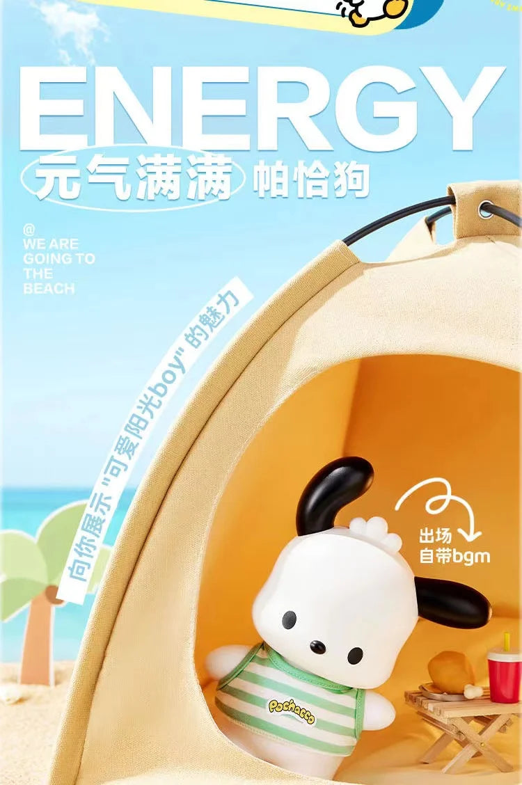 Kawaii Sanrio Pochacco Bluetooth Speaker Cartoon Anime Wireless Speaker Portable Desktop Charging Speaker Decoration Kids Gifts