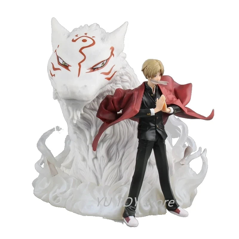 Cute Anime Natsume's Book of Friends Natsume Yuujinchou -Takashi Natsume & Madara PVC Action Figure Collectible Model Toys Doll