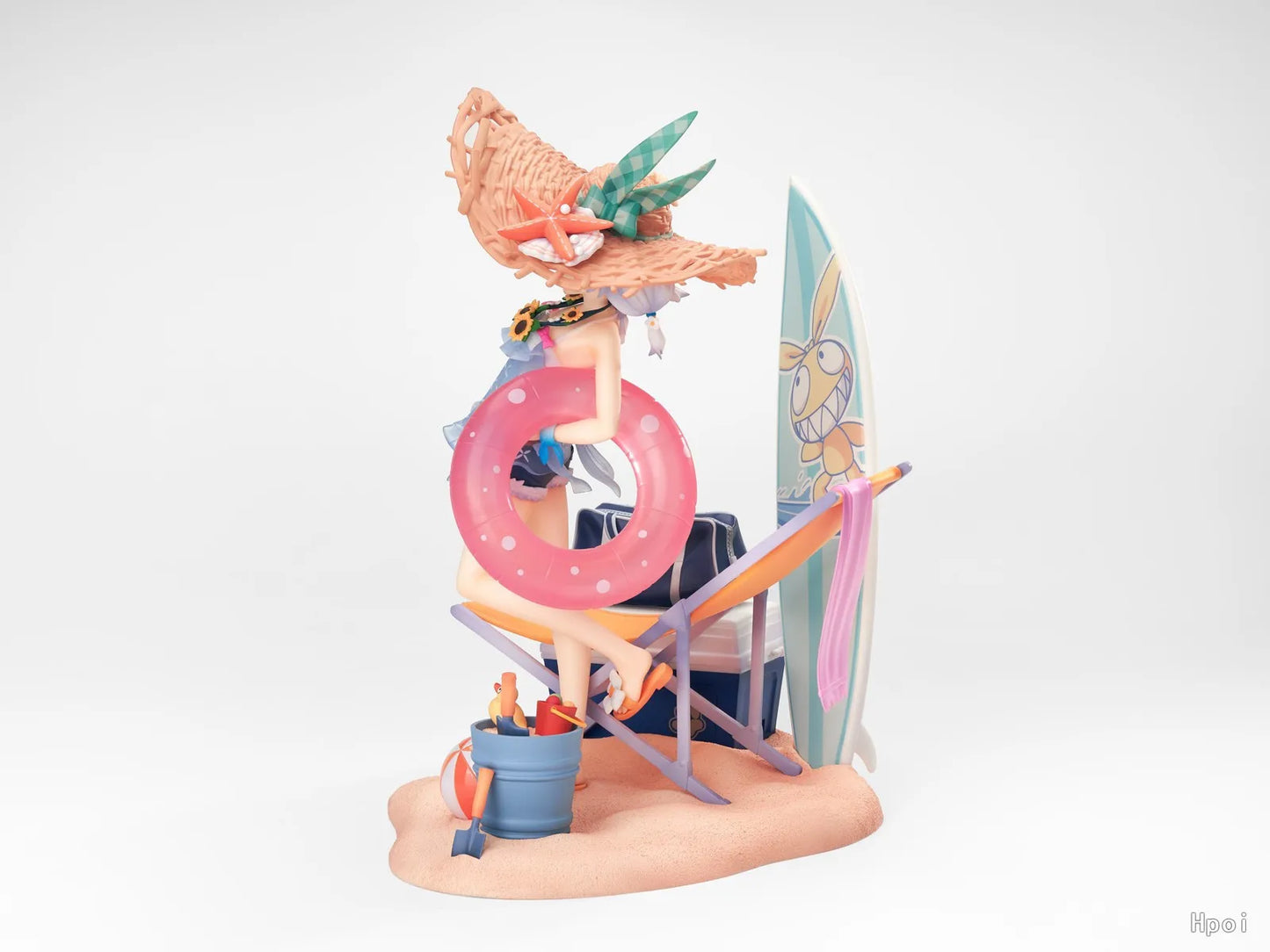 25cm Honkai Impact 3 Theresa Anime Game Beach Beauty Girl Sunset Shallow Shore Boxed Figurine Boy Desktop Decoration Toy Gifts