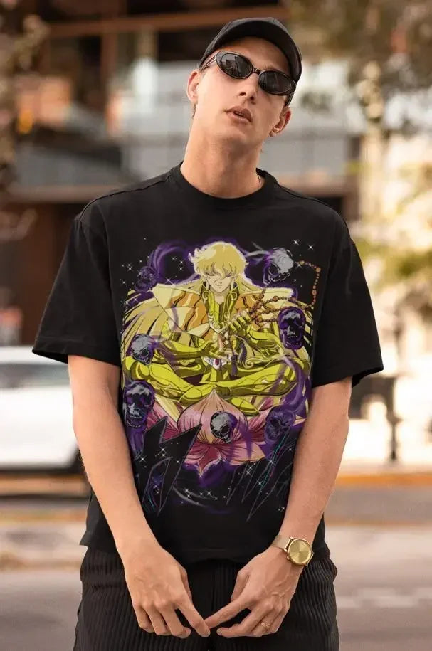 Saint Seiya Shaka De Virgo Knights of the Zodiac Anime Manga Unisex T-Shirt Tee