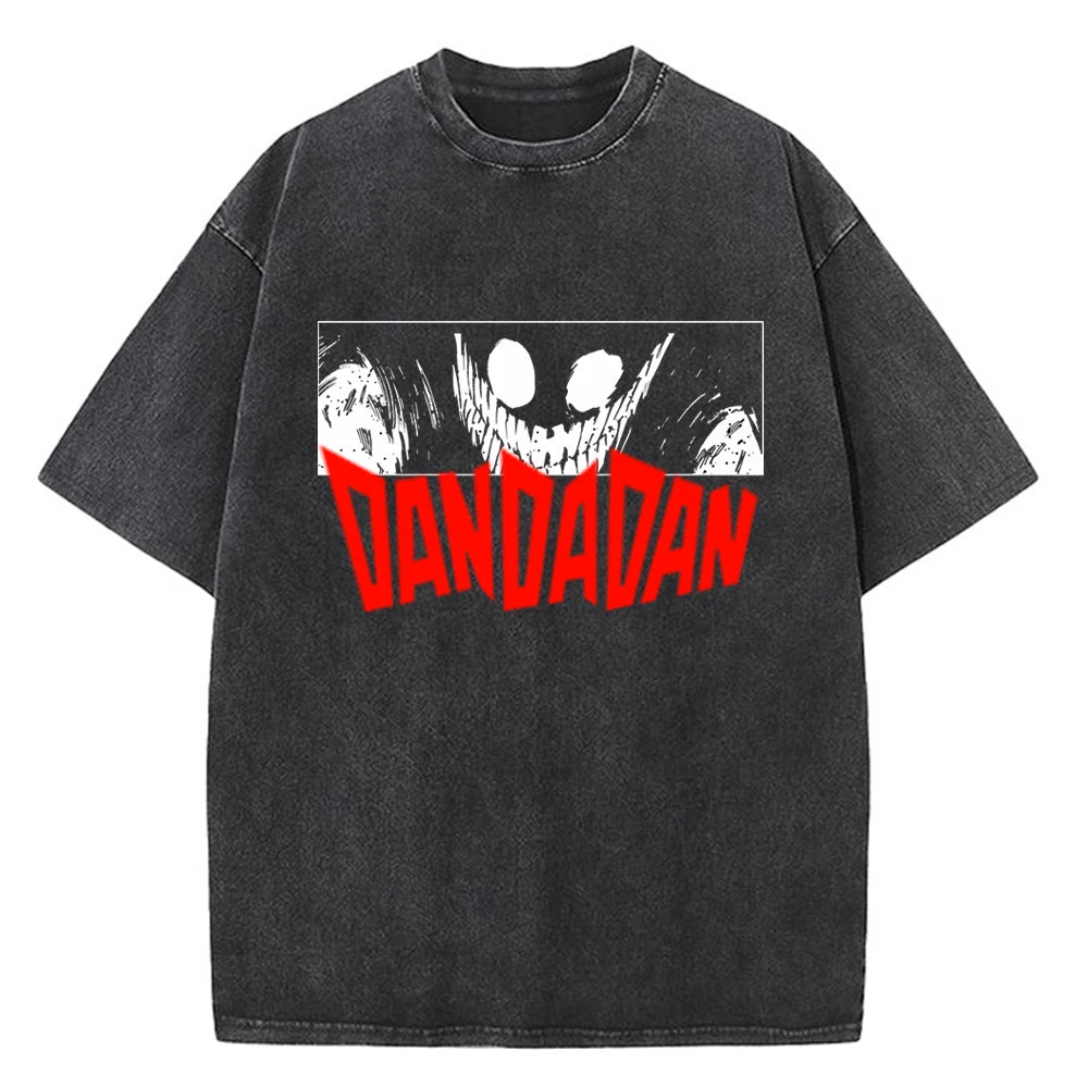 Dandadan Okarun T-shirt Men Japanese Anime T Shirt Cartoon High Quality Cotton EU Size Tshirt Aesthetic Fashion Tee Male