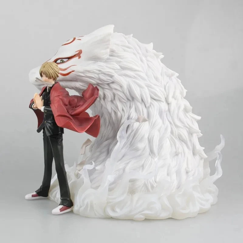 Cute Anime Natsume's Book of Friends Natsume Yuujinchou -Takashi Natsume & Madara PVC Action Figure Collectible Model Toys Doll