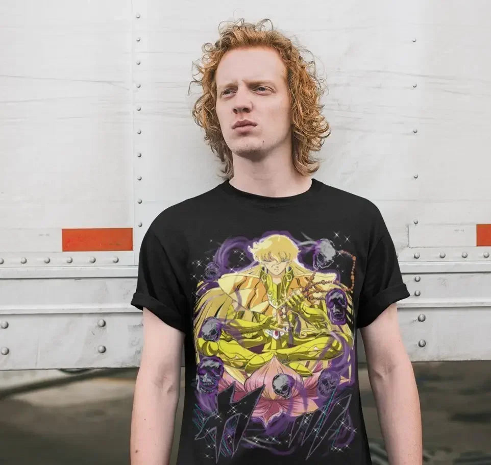 Saint Seiya Shaka De Virgo Knights of the Zodiac Anime Manga Unisex T-Shirt Tee