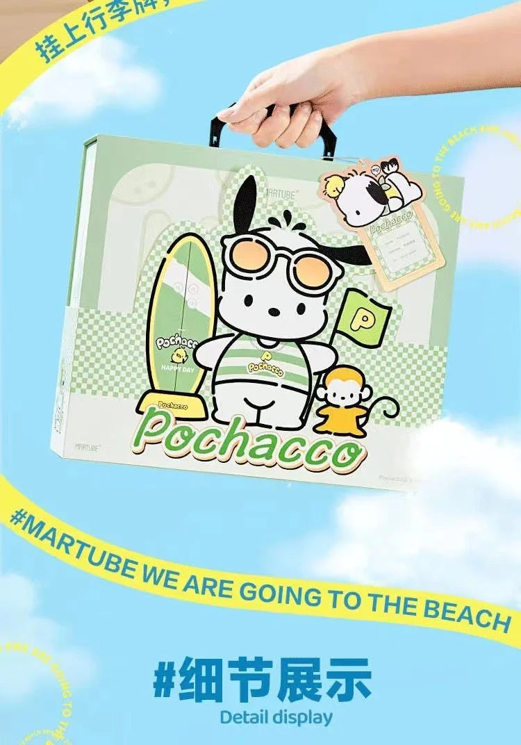 Kawaii Sanrio Pochacco Bluetooth Speaker Cartoon Anime Wireless Speaker Portable Desktop Charging Speaker Decoration Kids Gifts