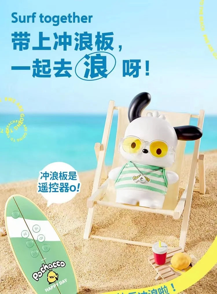 Kawaii Sanrio Pochacco Bluetooth Speaker Cartoon Anime Wireless Speaker Portable Desktop Charging Speaker Decoration Kids Gifts