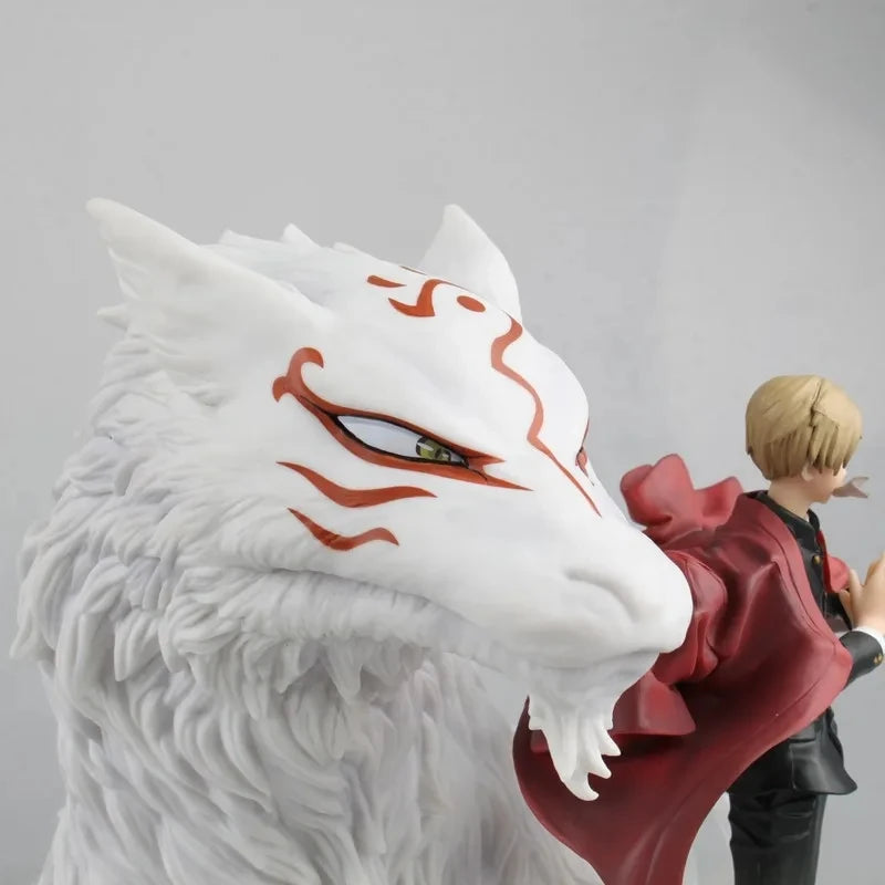Cute Anime Natsume's Book of Friends Natsume Yuujinchou -Takashi Natsume & Madara PVC Action Figure Collectible Model Toys Doll