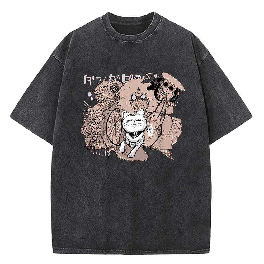 Dandadan Okarun T-shirt Men Japanese Anime T Shirt Cartoon High Quality Cotton EU Size Tshirt Aesthetic Fashion Tee Male
