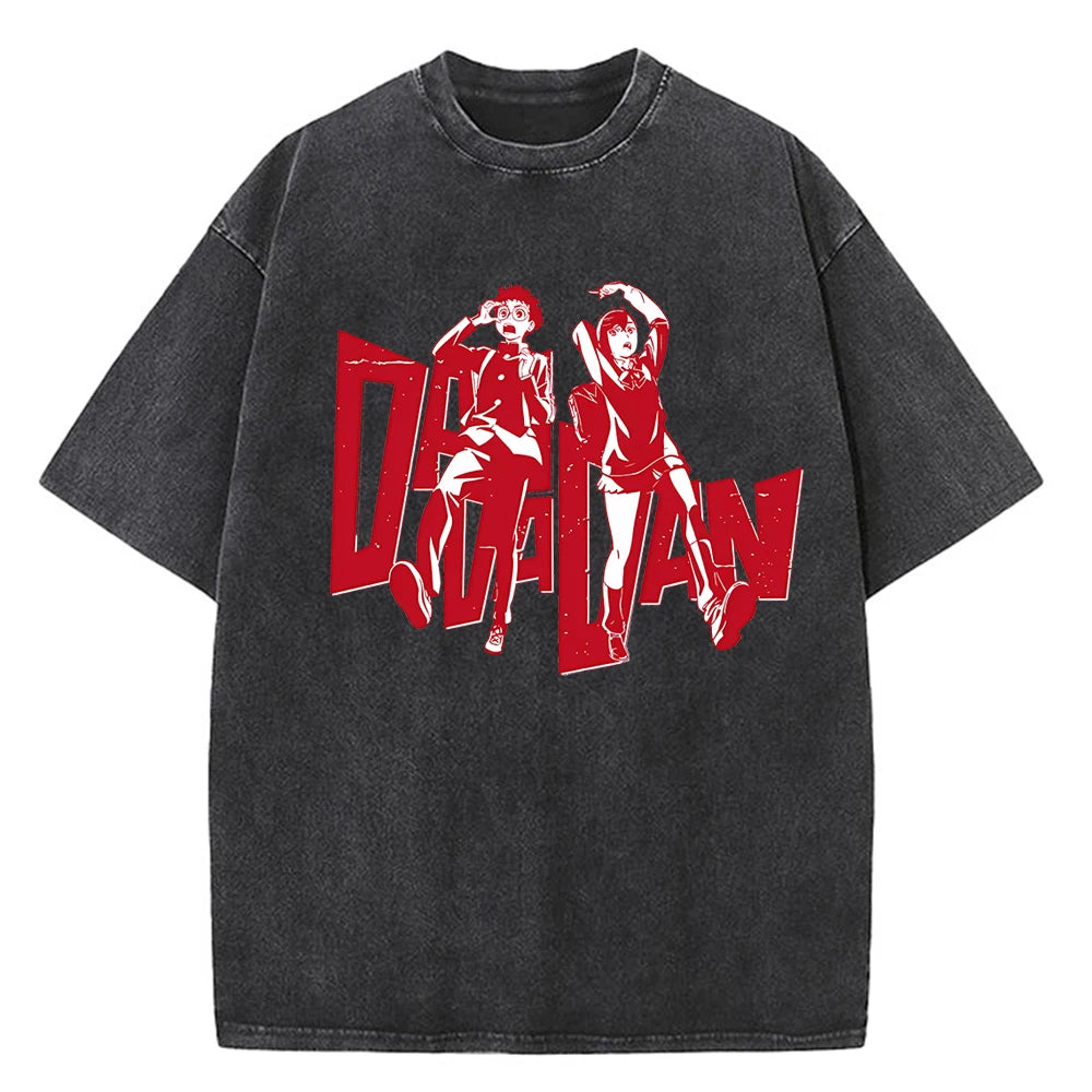 Dandadan Okarun T-shirt Men Japanese Anime T Shirt Cartoon High Quality Cotton EU Size Tshirt Aesthetic Fashion Tee Male