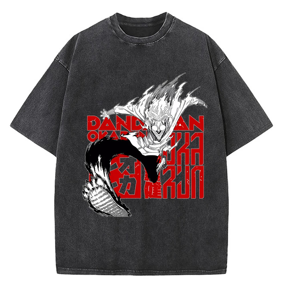 Dandadan Okarun T-shirt Men Japanese Anime T Shirt Cartoon High Quality Cotton EU Size Tshirt Aesthetic Fashion Tee Male