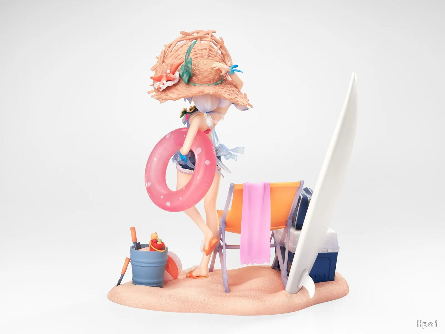 25cm Honkai Impact 3 Theresa Anime Game Beach Beauty Girl Sunset Shallow Shore Boxed Figurine Boy Desktop Decoration Toy Gifts