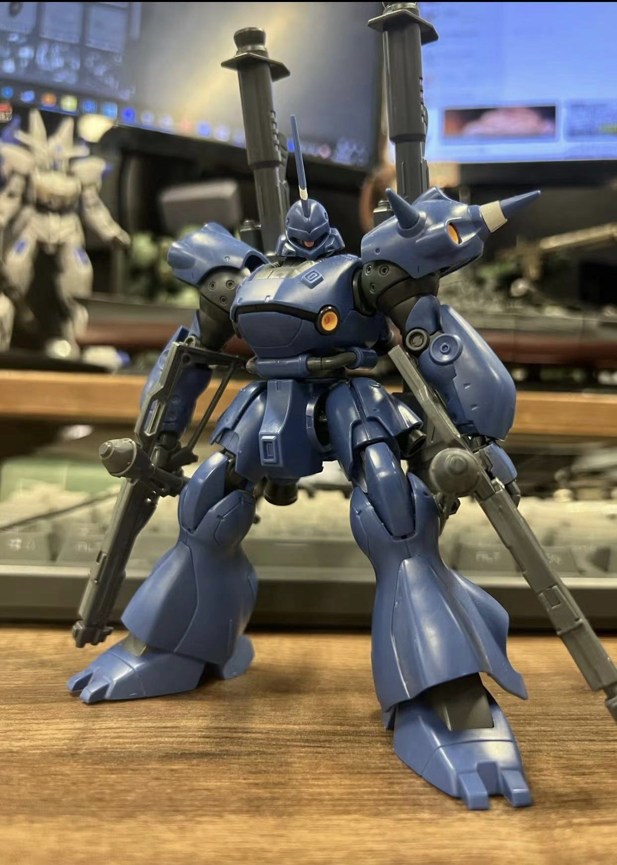 STAR Kampfer HG 1/144 MS-18E Action Figure Assemble The Model Children'S Toys Gift Ornament Collectible Water Delivery Sticker